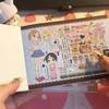 Anime Girl Art Sticker Book Pastel Colors Scrapbook Stickers Decorative Stickers  Phone Case DIY