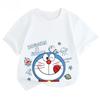 Fashion Summer Cartoon Short Sleeve T Shirt for Kids Comfortable Anime Casual Clothes Boys Girls Children Doraemon Robotic Cat