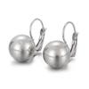 Korean Fashion Stainless Steel Ball Drop Earrings - Small and Fresh