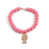 Collana Pendente Pesce Fatto a Mano con Perline Stile Vacanza Naturale Spiaggia Oceanica per Donne
