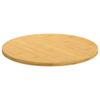 VidaXL Dessus de table Ø40x1,5 cm bambou 352672