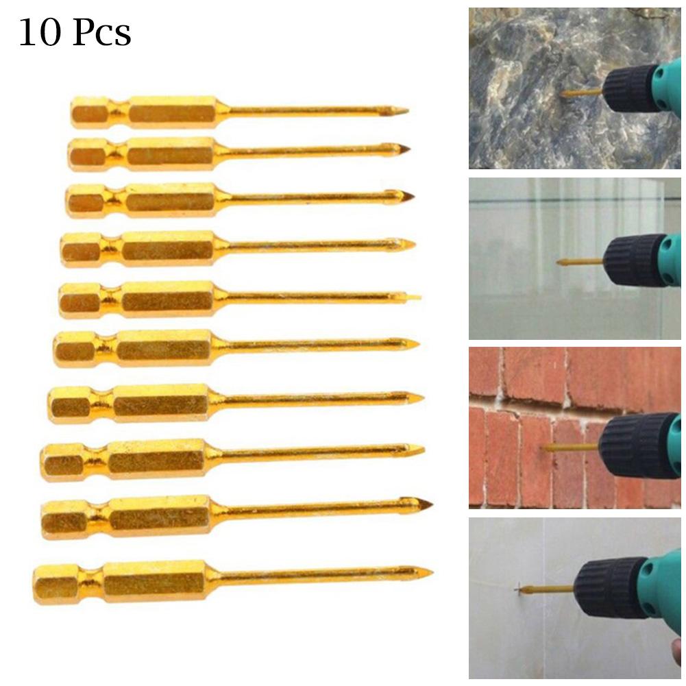 

Сверла по стеклу Nee Tile Сверла 10шт 3мм Золото