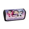Pencil Case Pencil Case For Primary And Secondary School Students Water-Resistant Printed Cartoon Large Capacity Lid Pencil Case