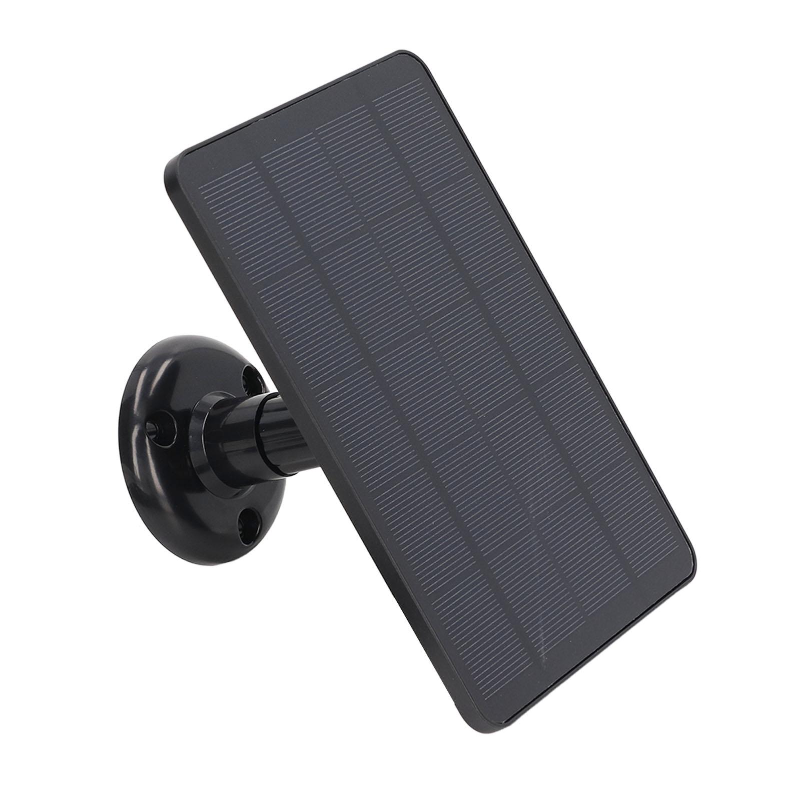 Solar Panel 4W 5V Outdoor Waterproof Weather Resistant Regulable Brackets Low Power Consumption Photovoltaic Panel