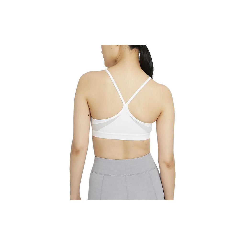 Nike Dri-FIT Solid Light Support Sports Bra Women Underwear White CZ4457-100