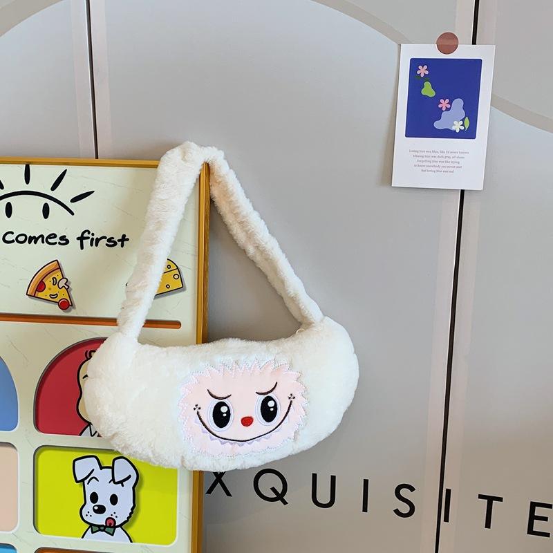 

Новая креативная плюшевая сумочка-эльф, мультяшная портативная сумка для хранения белый