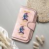 Cute Elephant Print Long Wallet Fashion PU Leather Card Holder Casual Portable Zipper Purse