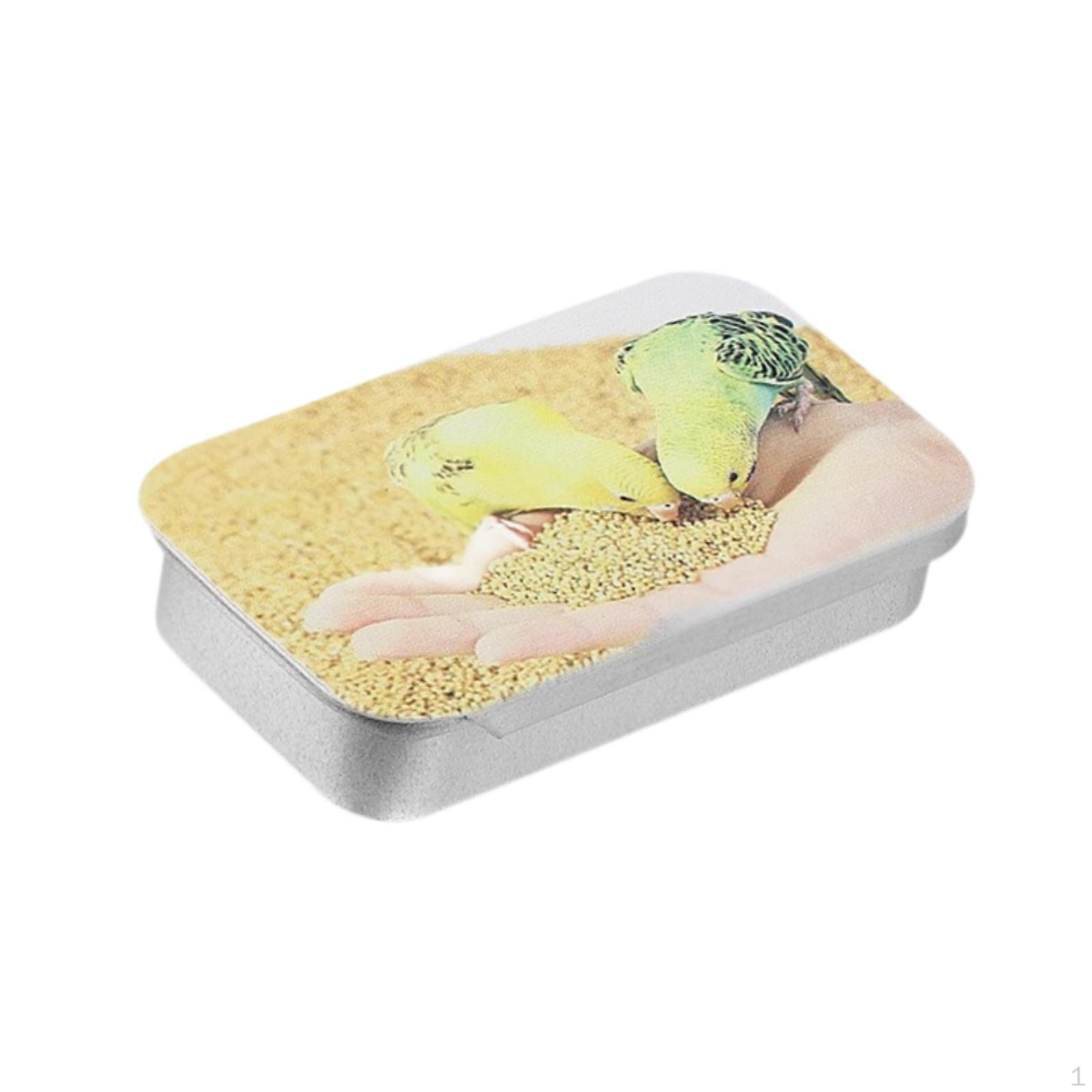 

Кормушка для птиц Коробка Ручная Кормление Пустой Контейнер Нажимно-сдвижная Крышка для Лакомств Чехол для Style A