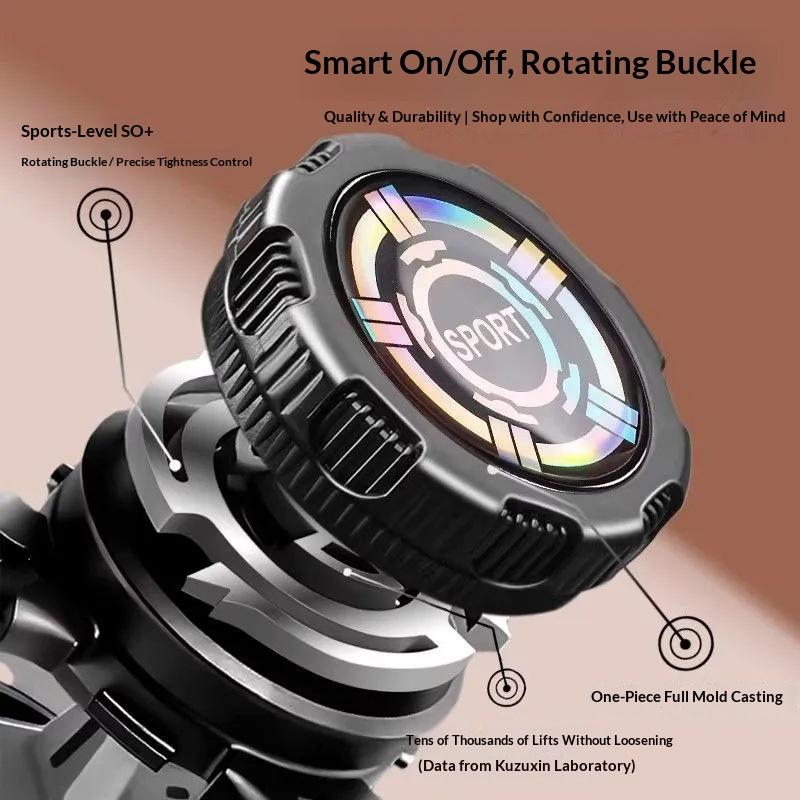 Automatic Shoelaces Swivel Buckle No Tie Laces Widened Flat for Sneakers Lazy Shoelace Fastening Accessory Adults Kids Unisex