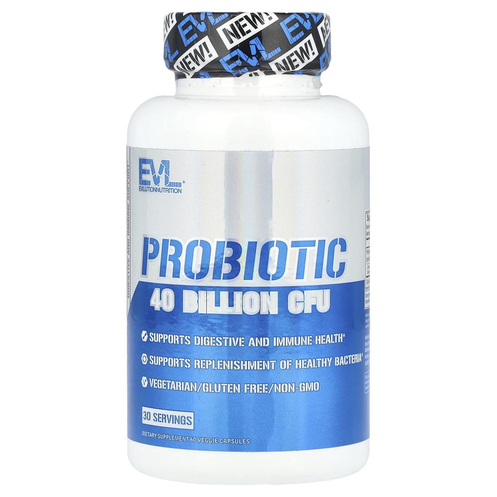 Probiotic, 40 Billion, 60 Veggie Capsules (20 Billion Cfu per Capsule)