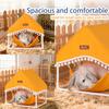 Universal Comfort Rest Small Pets Hamster Tent With PVC Pipe Support Durable Pet Bed Tent Breathable Guinea Pig Hammock Pet Tent