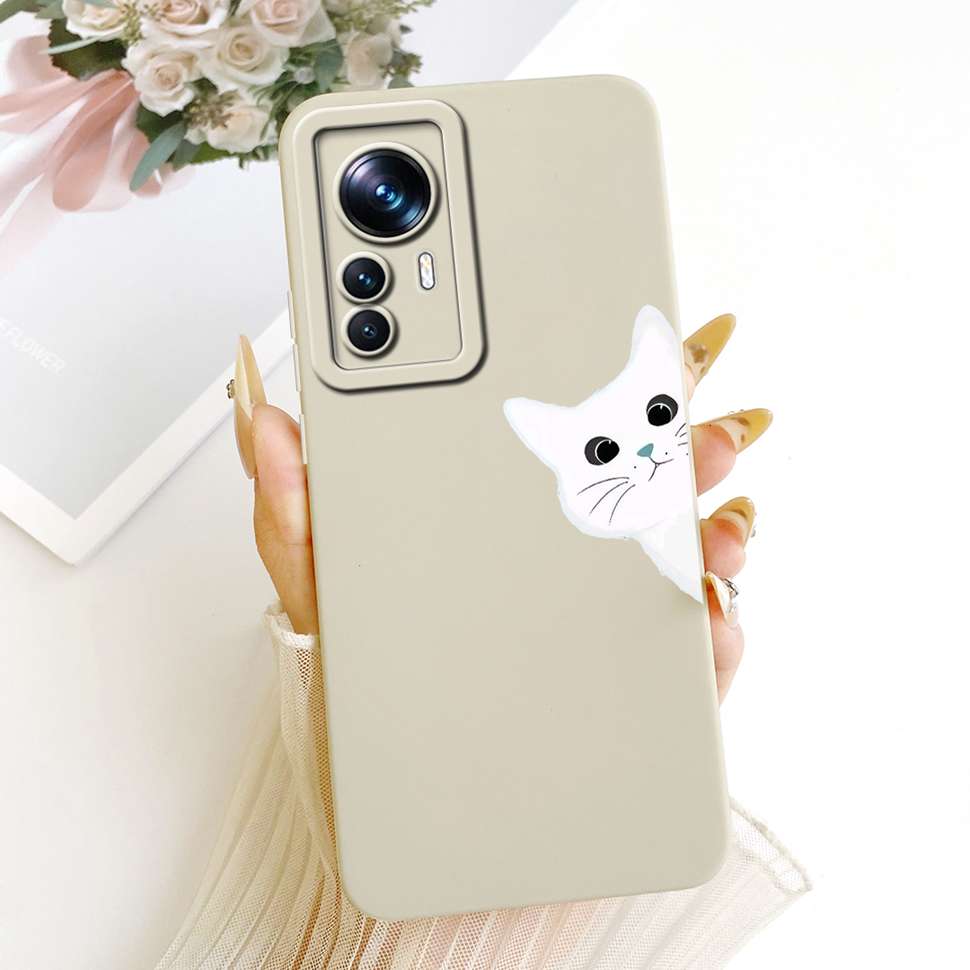 For Xiaomi Mi 12T Case 22071212AG Simple Style Popular Print Silicone Back Cover For Xiaomi Mi 12t Phone Cases Bumper