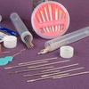 Sewing Needle Set Embroidery Needle with Threaders, Seam Ripper, Metal Thimble, Soft Ruler Tape Measure for Handsewing