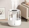 2025 New Upgraded Digital Dual Spray Humidifier Portable Large Capacity 4-liter Cold Mist Home Ambient Light Air Humidifier