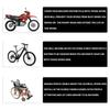 72 STÜCKE Universelle Fahrradspeichenhüllen Motorradradfelgenverkleidung für Motorradfahrrad