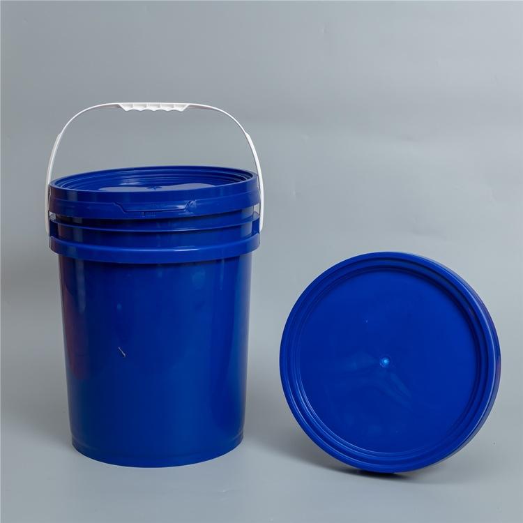 10 Buckets and 10 Lids, Black (4.4 Gallon) - Plastic Material,20L Plastic Barrel Car Bucket, Kimchi Bucket