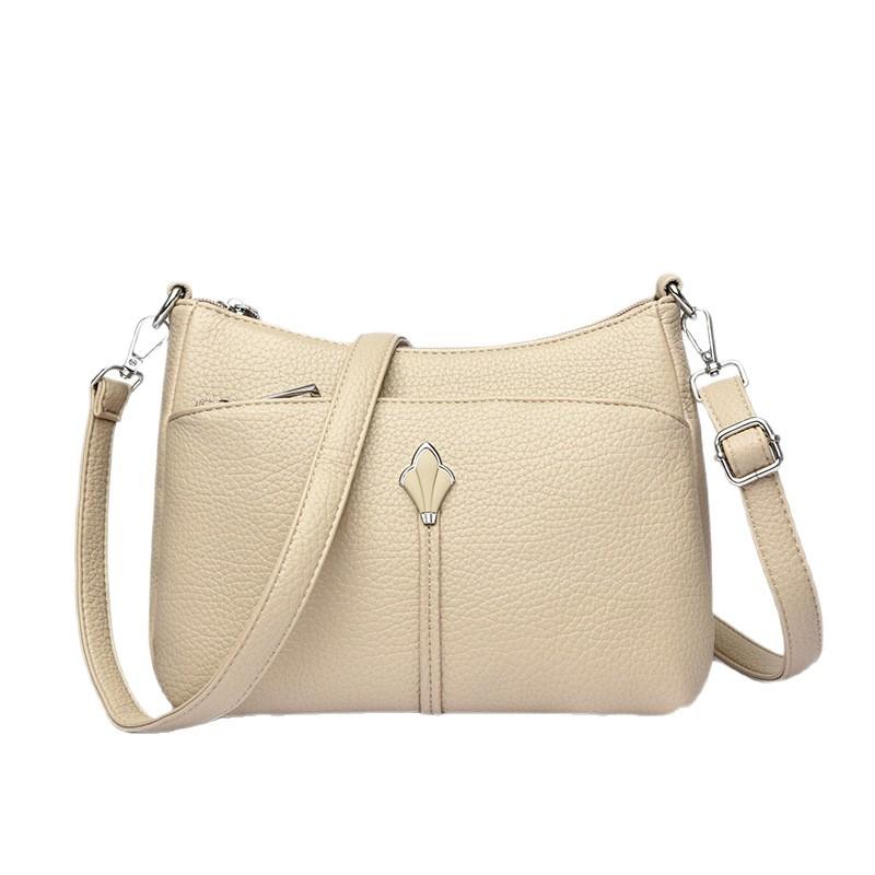 Nischen-Textur Umhängetasche für die Achselhöhle, Schlicht und Vielseitig, Mehrere Fächer Mama Tasche, Pendler Einzel Schulter Kleine Quadratische Tasche