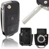 Seat Skoda Volkswagen Remote Key Shell with 2 Buttons