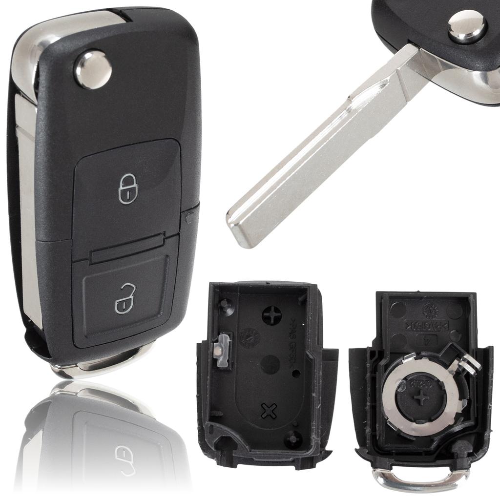 Seat Skoda Volkswagen Remote Key Shell with 2 Buttons