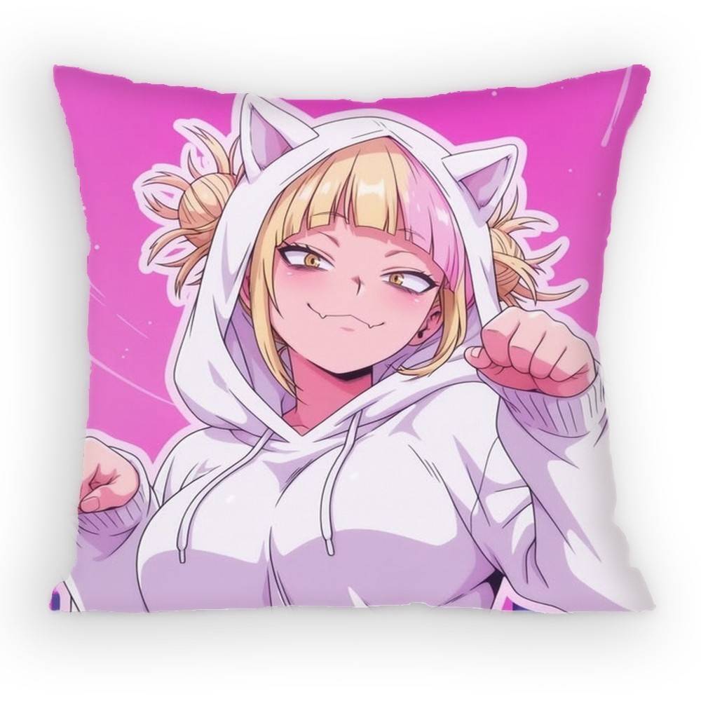 H-Himiko T-Toga Pillow Case Sofa Living Room Bedroom Headboard Backrest Cushion Square Cushion Nap Time