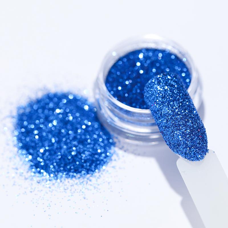 Buy 1pcs Nail Glitter Powder Dust Shiny White Black Flakes Pigment Gel