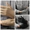 Keep Warm Winter Velvet Mittens  Full Finger Gloves Soft Men Gloves  Male