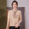 New sweater middle-aged spring and autumn temperament long-sleeved bottoming shirt mother knitted top middle-aged women's clothing