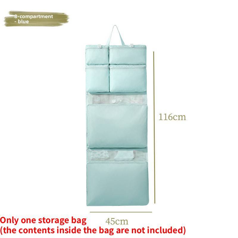 Portable Travel Storage Bag With Multiple Compartments For Clothing And Accessories