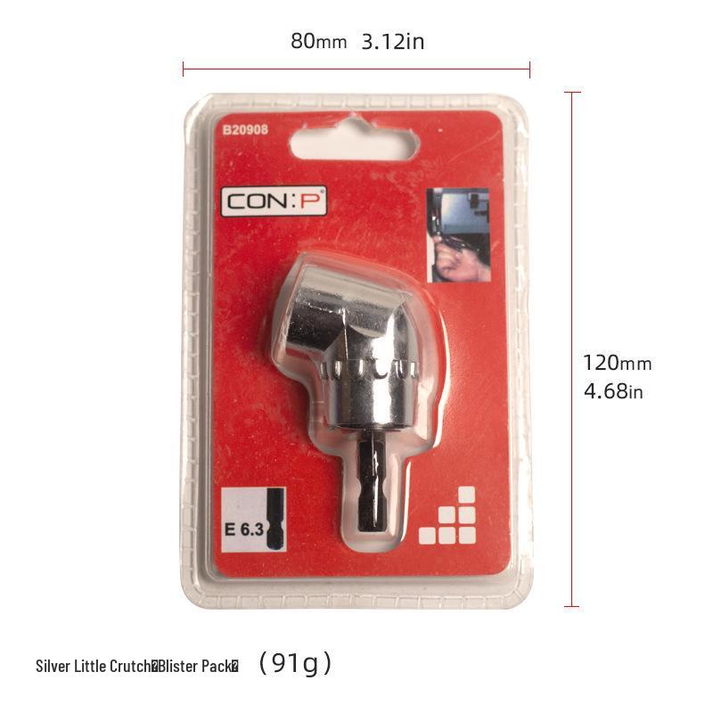 Magnetic Hex Hand Drill: Multi-Tool Set with Cross Electric Screwdriver Bit, Socket, and Corner Driver In Plastic Box