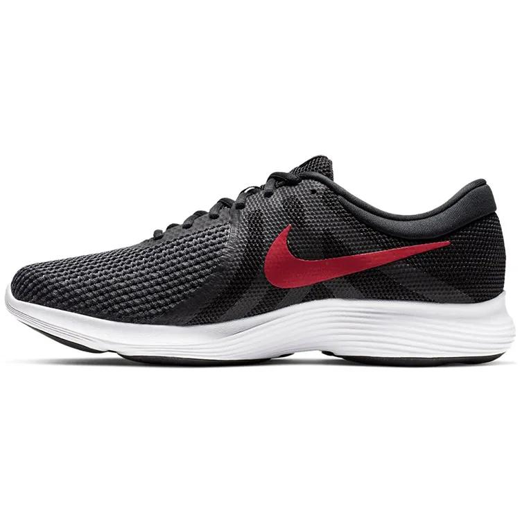 Nike Revolution 4 'University Red' (Unisex) Black / University Red-Oil Grey Running Shoes 908988 011