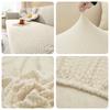 Elastic Sofa Covers Geometric ArmChair Knitted Sofa Couch Slipcovers Chair Protector 1/2/3/4/5 Seater Solid Slipcovers Set