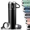 Stainless Steel Thermo Bottle Vacuum Insulated Flask With Cup For Coffee Tea