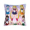 Sailor Moon Pillow Case Soft Pillow Cover For Living Room Chair Retro Trendy Pillowcases