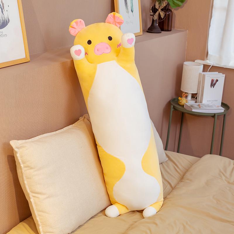 70/90/120CM Cartoon Animal Dinosaur Unicorn Cat Plush Toys Stuffed Soft Long Sleeping Pillow Dolls  Birthday Gift