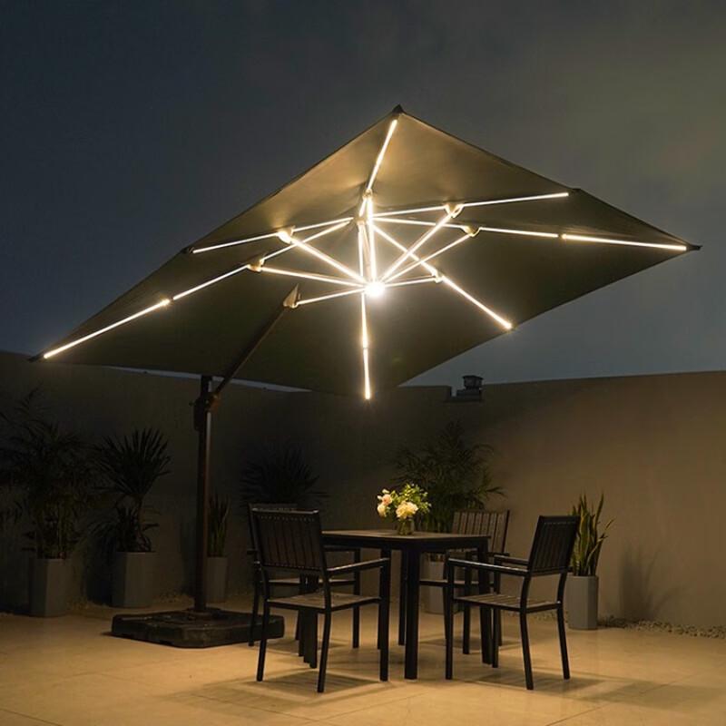 Luxury 3-Meter Round Outdoor Patio Sun Umbrella