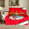 1pc SL Benfica Blanket, Home Printed Throw Blanket - Soft Blanket Gift for Family, Washable Sofa Bed Blanket
