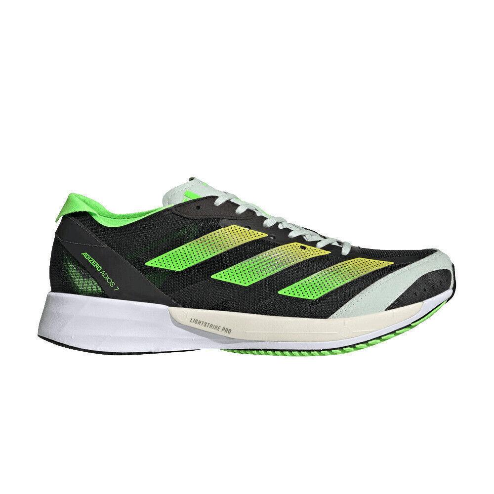 adidas Adizero Adios 7 Black Solar Green GY8408 Women s Shoes 36