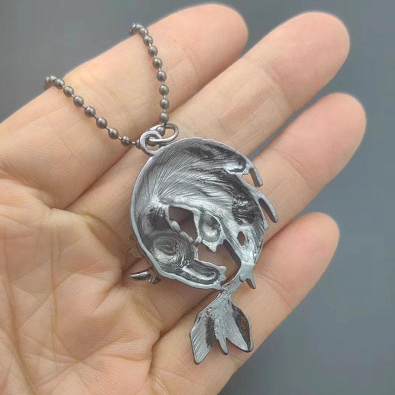 How To Train Your Dragon -Toothless Necklace Night Furry Animal Dragon Jewelry, Guardian Dragon pendant cosplay Gift