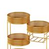 4 Tiers Iron Fruit Basket Snacks,Container Home Decoration Kitchen Storage Organisation,Space Saving