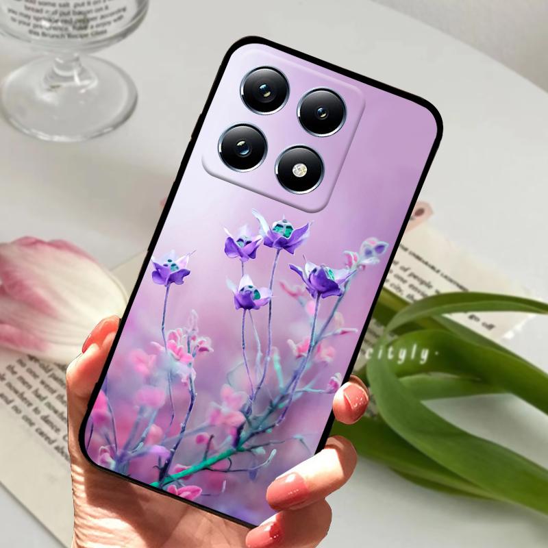 Чохли Для Xiaomi 14T Захисний Бампер Mi 14T Силіконовий М'який TPU Матовий Чохол Для Телефона Для Xiaomi 14T Pro 5G Милий Мультяшний Coque Funda Capa