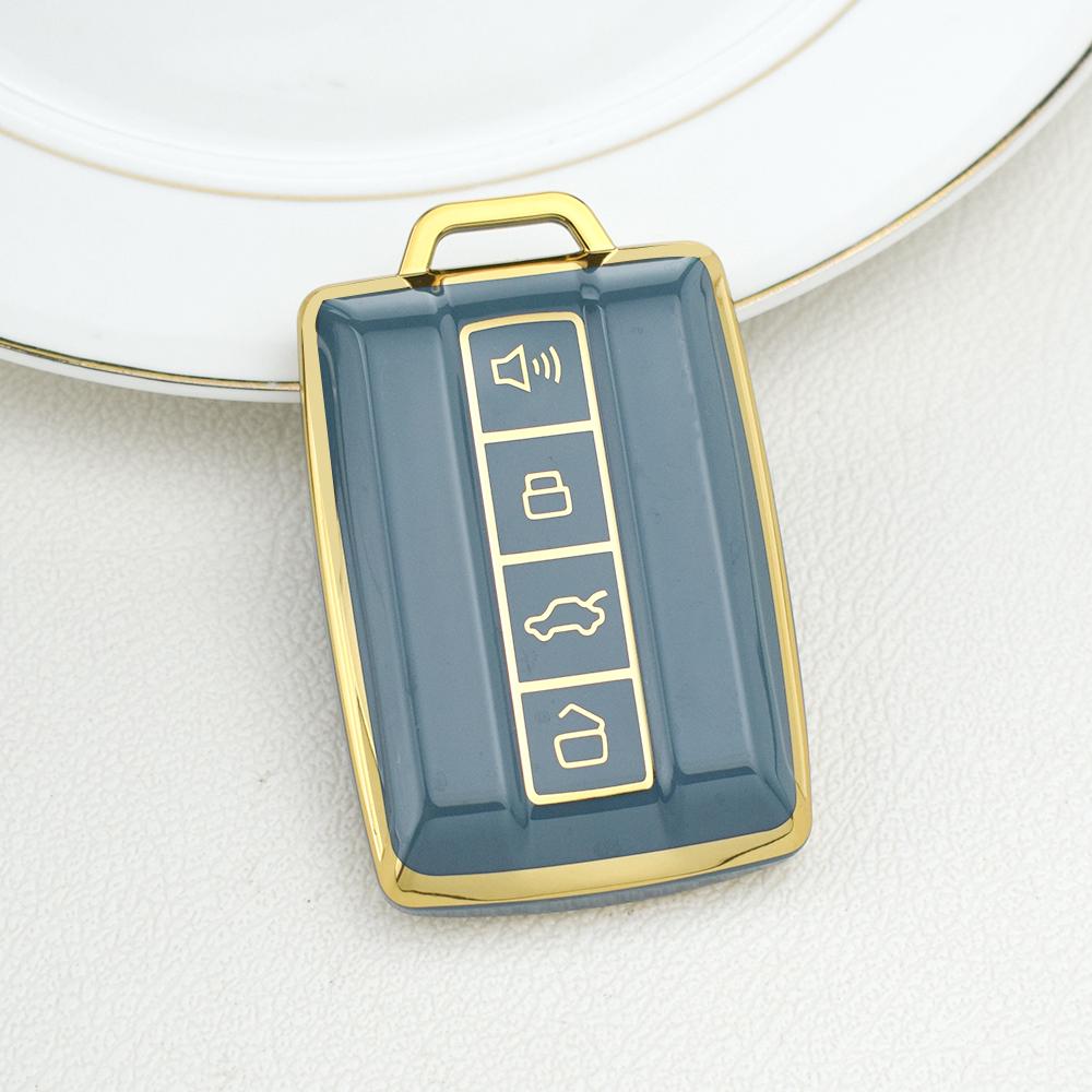 Soft Tpu Car Key Case Cover Fob Shell For Great Wall Gwm Wey Tank 500 Tank 300 Remote Key Protector Key Chain Car Accessories