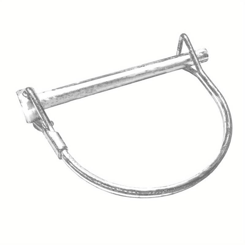 1pc Quick Trailer Coupler Safety Snap Pin Lock D Ring Round Arch Towing Hitch Hook Boat Bicycle Car Parts