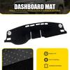 Black Dash Cover Mat Dashboard Pad Car Interior Trims for Toyota RAV4 -24 EV