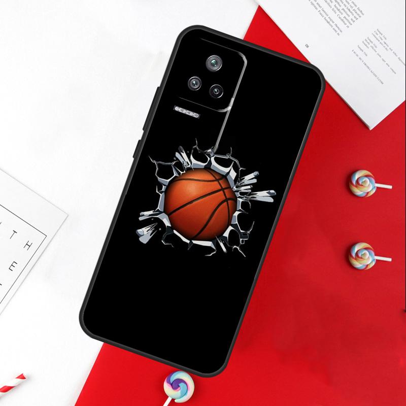 Basketball Ball Cover For Xiaomi 14T 11T 12T 13T Pro 13 14 15 Ultra POCO X7 Pro X3 X5 X6 F5 F6 M6 Pro Case