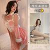 Sexy Velvet Christmas Clothing Women's Wear Uniform Suspender Dress Lolita Gown Set
