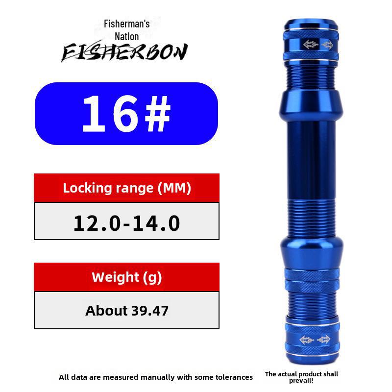 Retractable All-Metal Fishing Rod Seat with Self-Locking Mechanism
