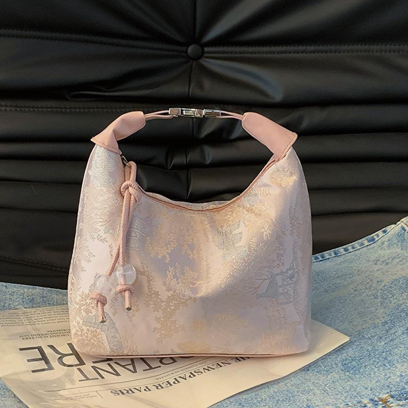 Chinese Style Fine Embroidery Ladies Handbags 2026 Summer Shoulder Bag Crossbody Daily Party Tote Handbag For Women