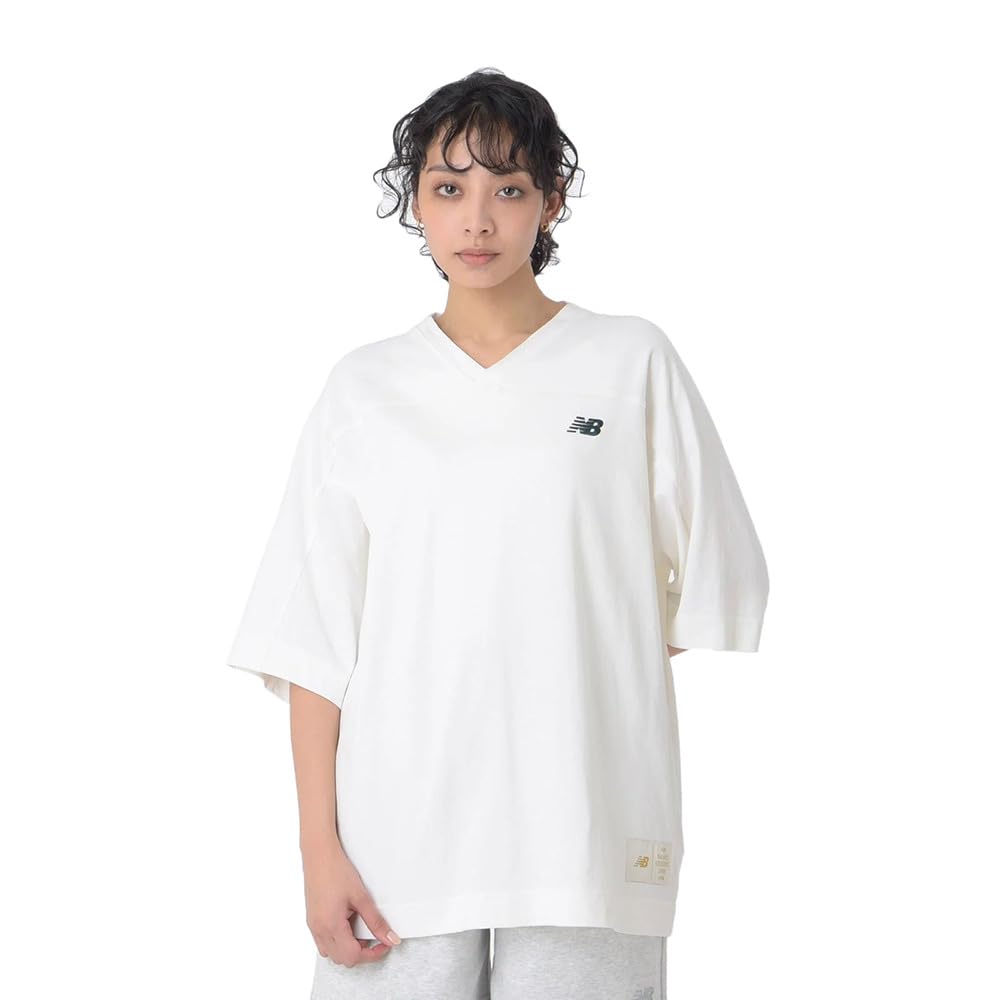 

Short Sleeve Greatest Hits Football SST [New Balance] Women s T-Shirt Sportswear s T-Shirt (WT41512) (Sea Salt)