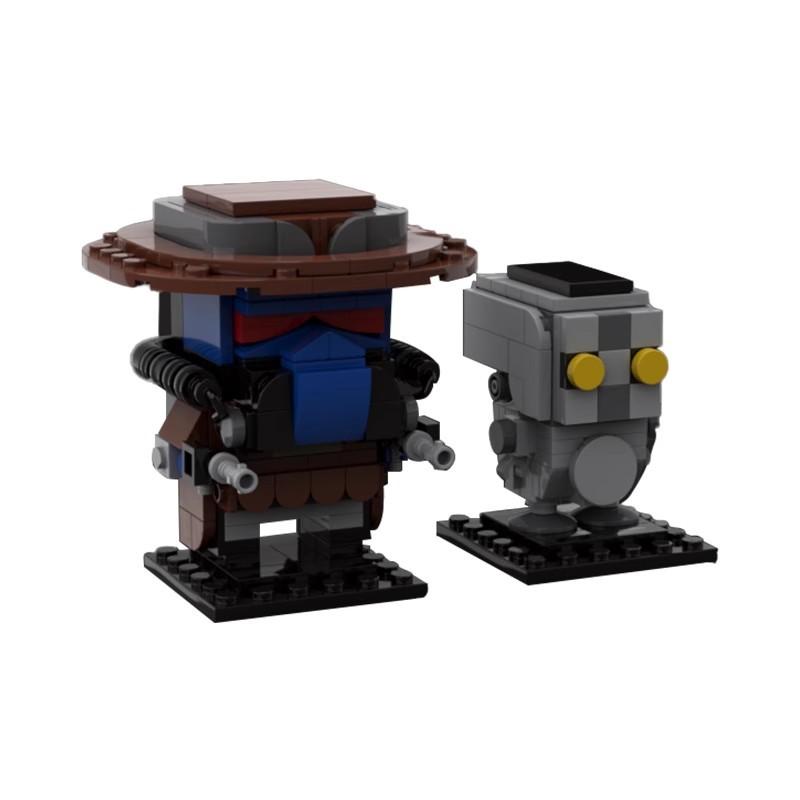 Building Block Compatible With 64850 Planet Series Bounty Hunter Kate Bain & Todd Square Head