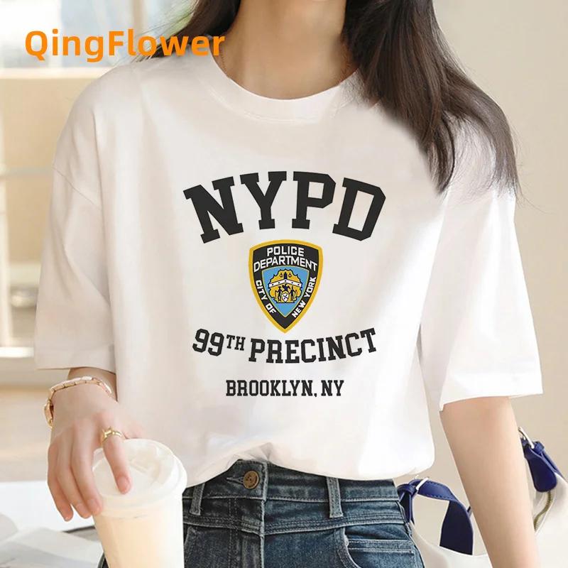 Brooklyn 99 t shirt female print graphic grunge funny white t shirt t shirt tshirt y2k graphic S